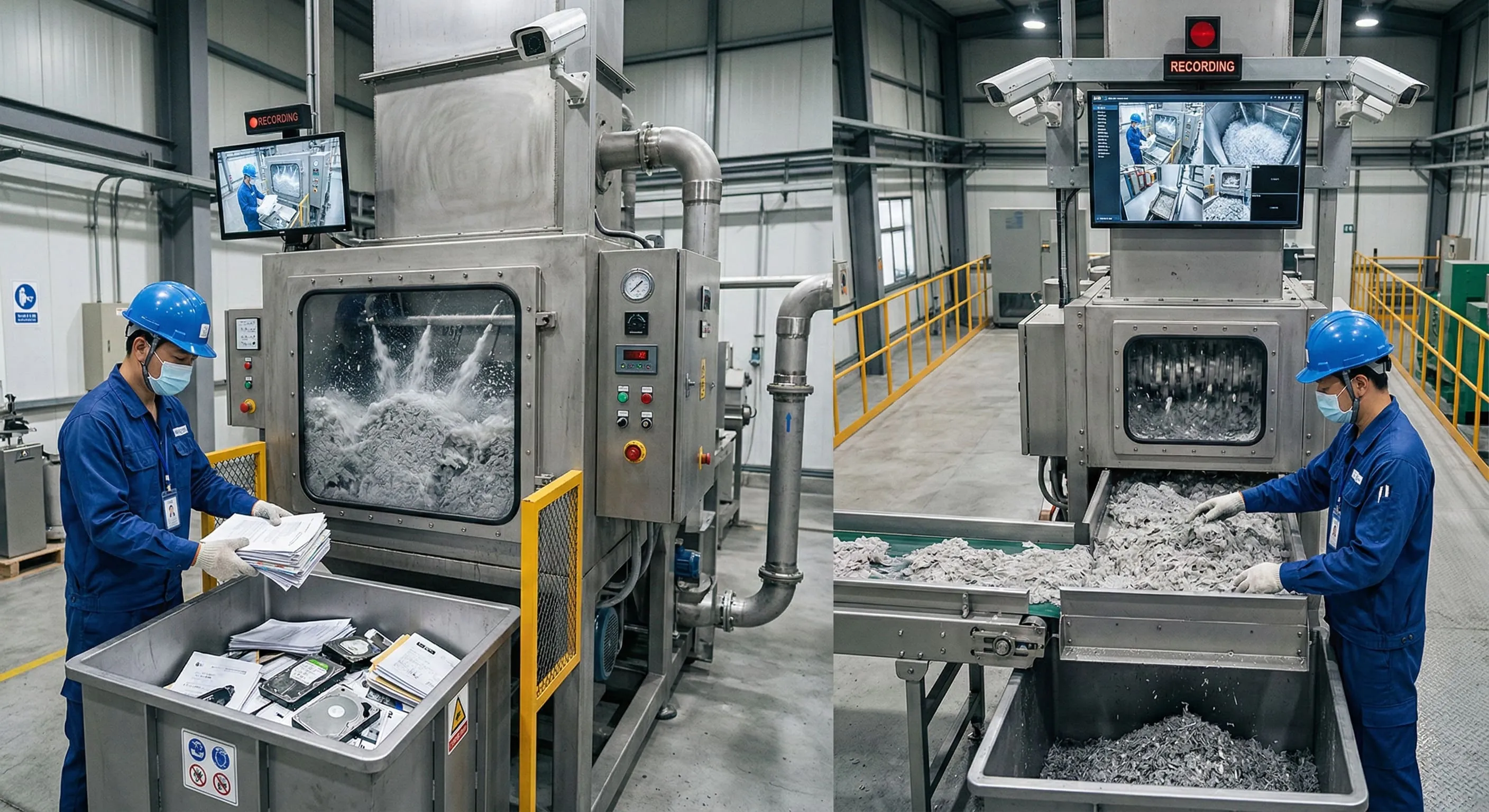 機密文件水銷與報廢銷毀全程錄影