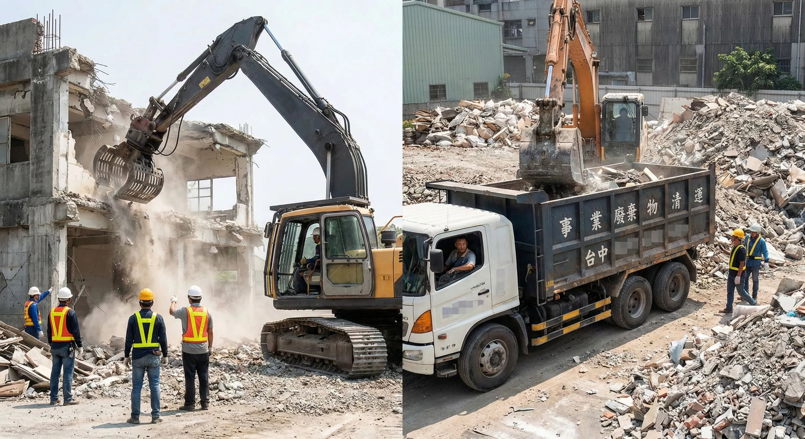 從拆除到台中事業廢棄物清運的無縫接軌