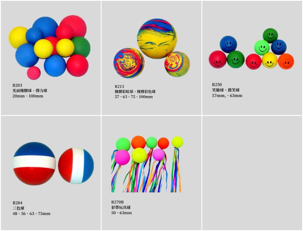 籃球、足球、橄欖球玩具球、彩色彈力球、橡膠發泡玩具