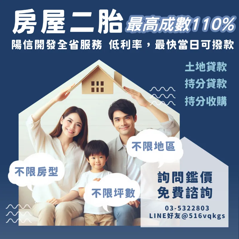 新竹香山二胎房貸推薦