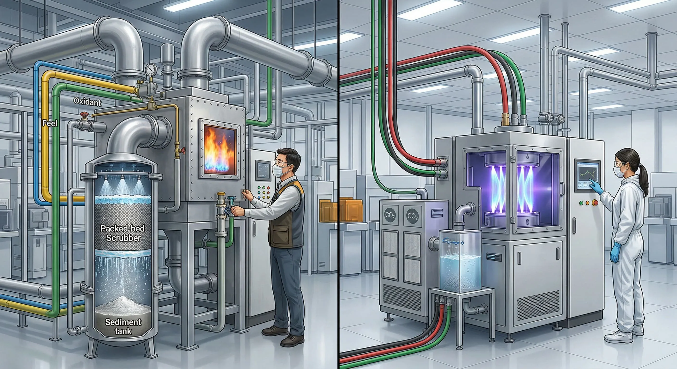 1-2燃燒水洗式尾氣機