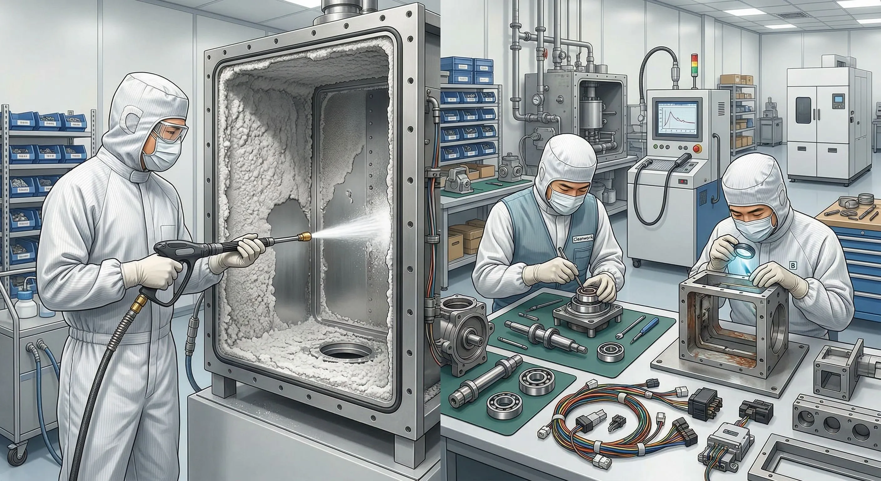 2-2尾氣機燃燒腔體清洗