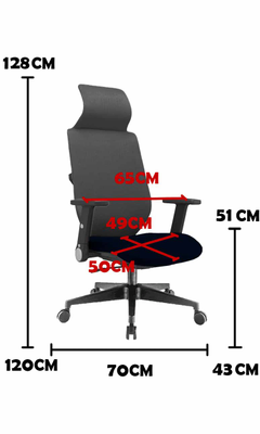 健康塑鋼椅背主管椅 17021C