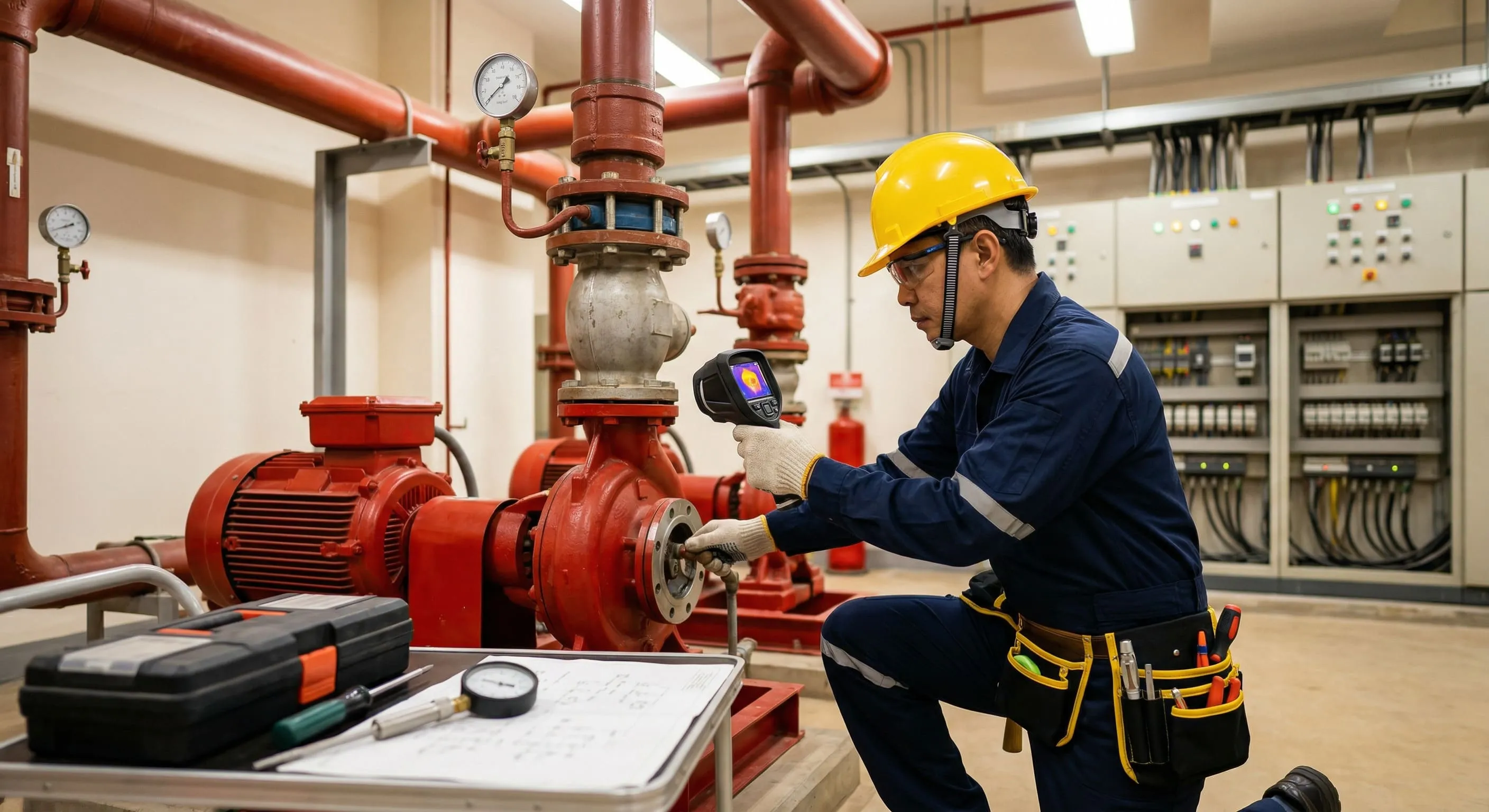 消防幫浦維修更換