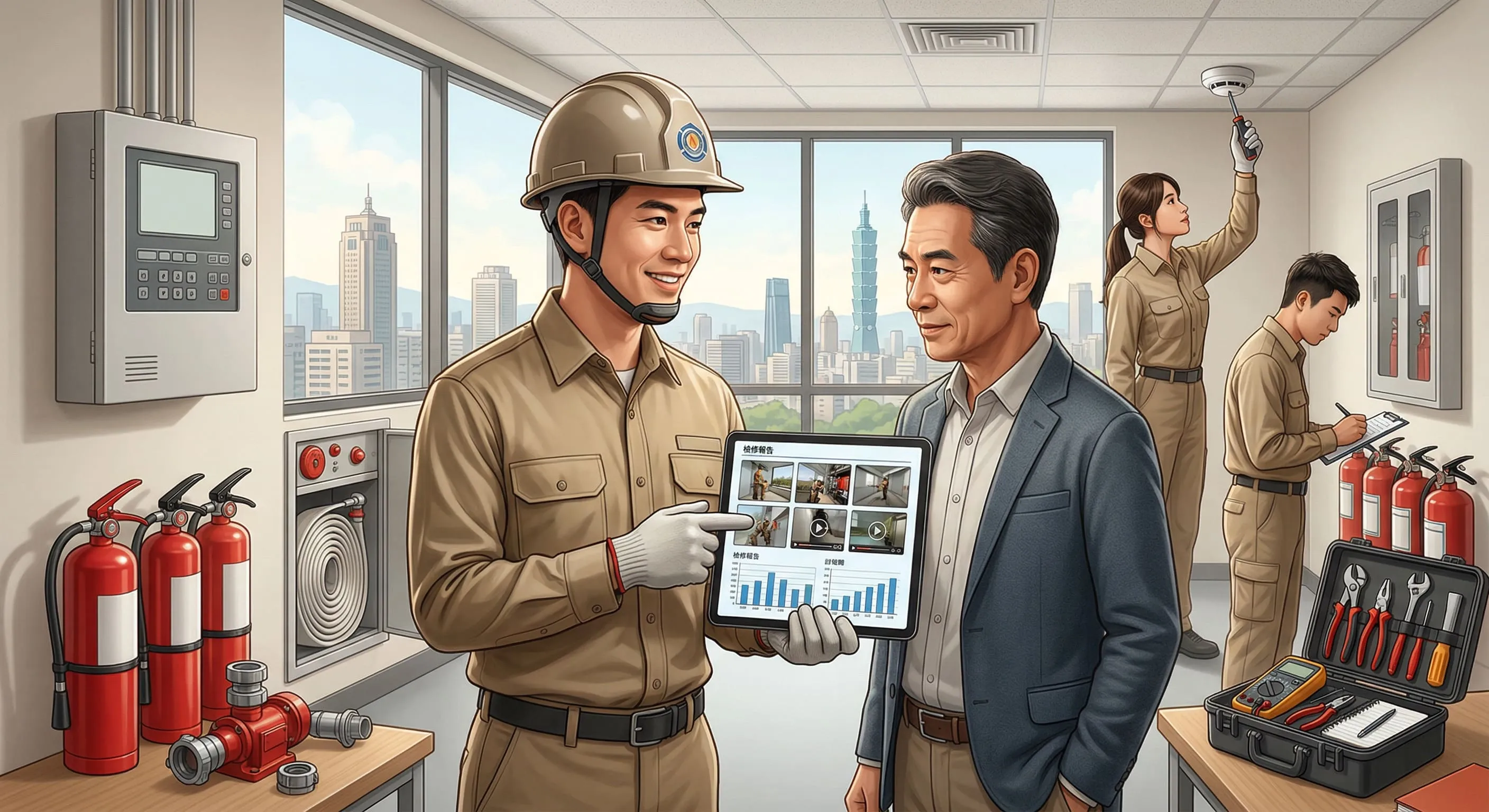 5-3台中消防設備士檢修