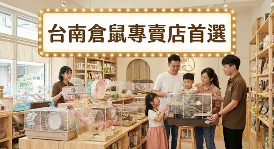 台南倉鼠專賣店推薦｜歸仁買鼠籠首選！台南小動物專門店現場挑籠最安心