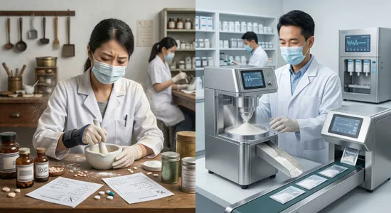 提升調劑室效率的隱形幫手:醫療級粉碎與混合設備