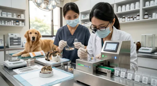 精準掌控毛孩劑量：獸醫專用的粉錠兩用包藥機如何守護寵物安全？