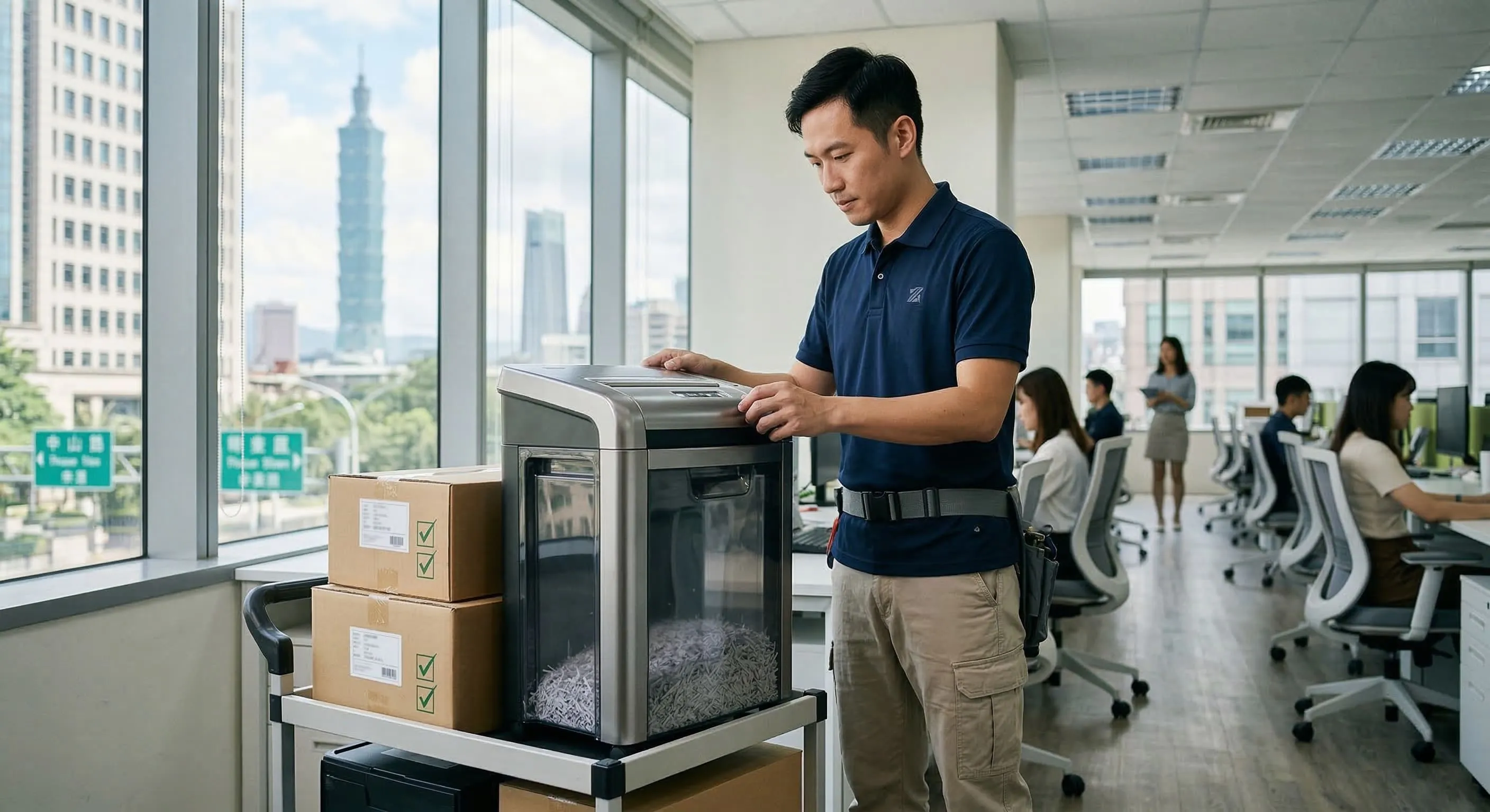 1-2高效能辦公環境的硬體部署:台北中山碎紙機的在地供應鏈優