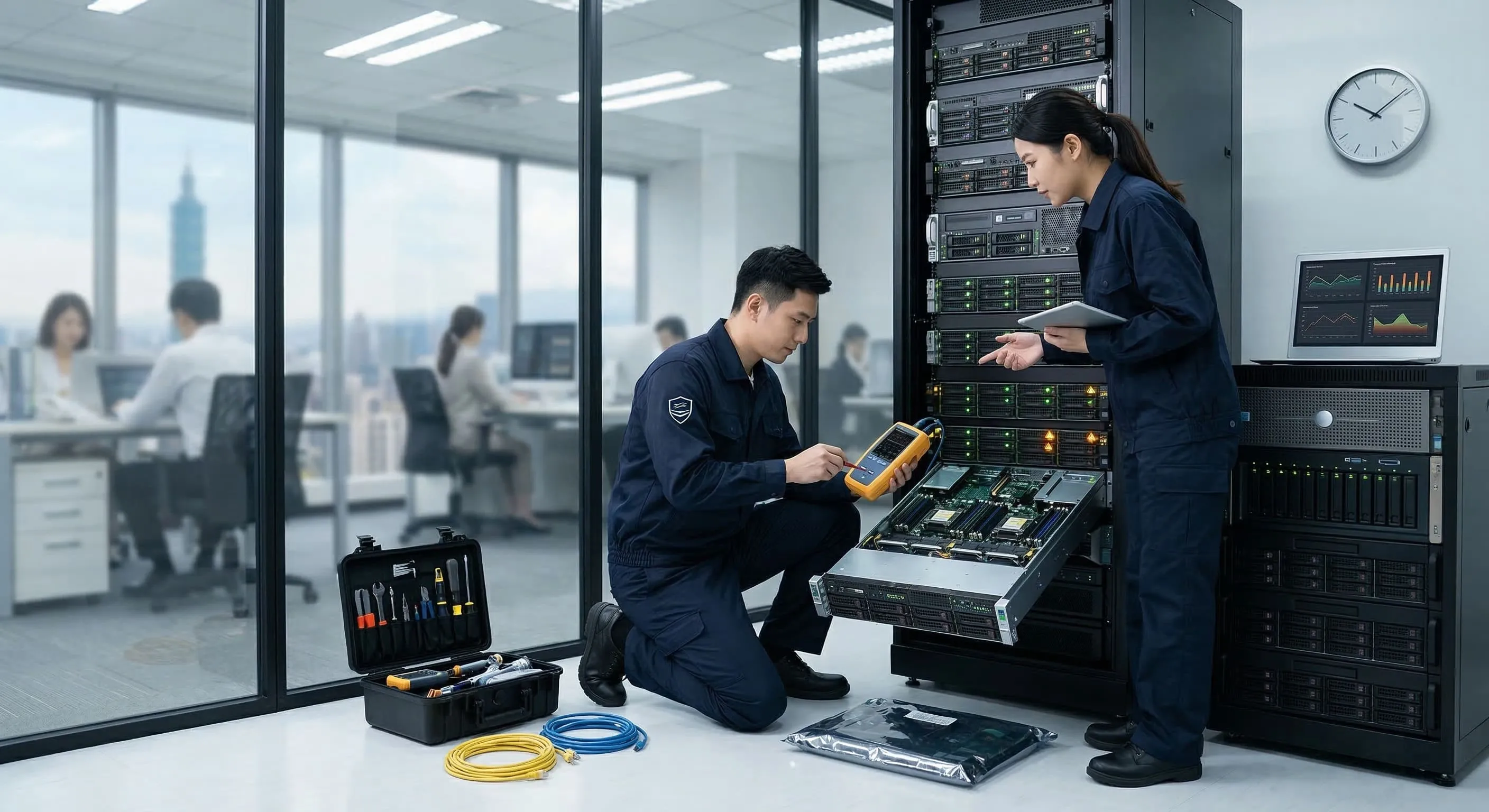 4-3在地技術支援的無縫接軌：SLA 級別的維護與快速響應