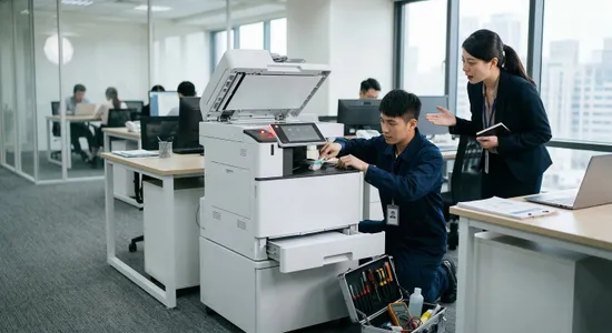 印表機無法連線或卡紙？辦公設備到府維修與定期保養四大關鍵