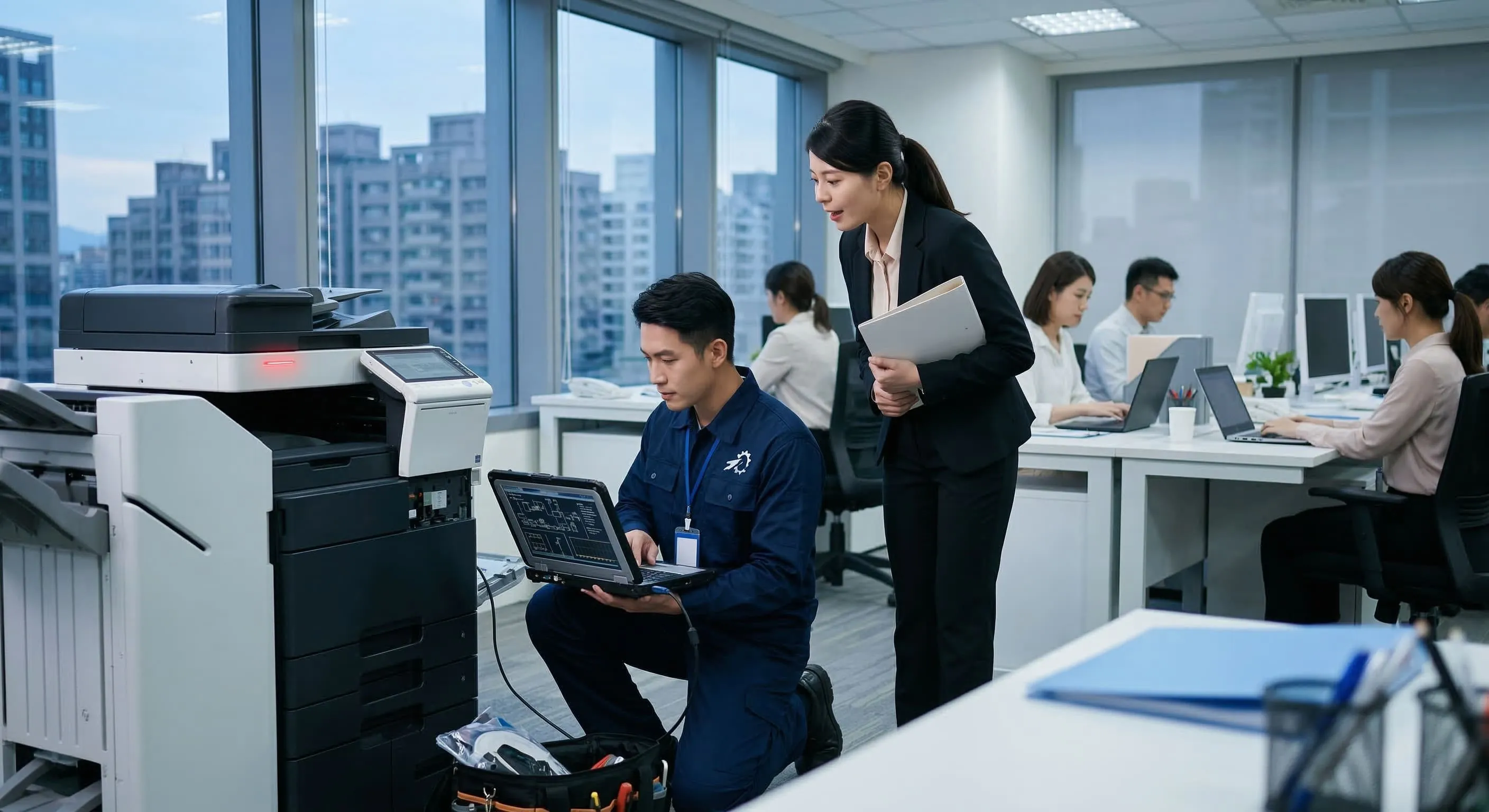 5-3營運不中斷的承諾：在地與跨區的「辦公設備到府維修」防護