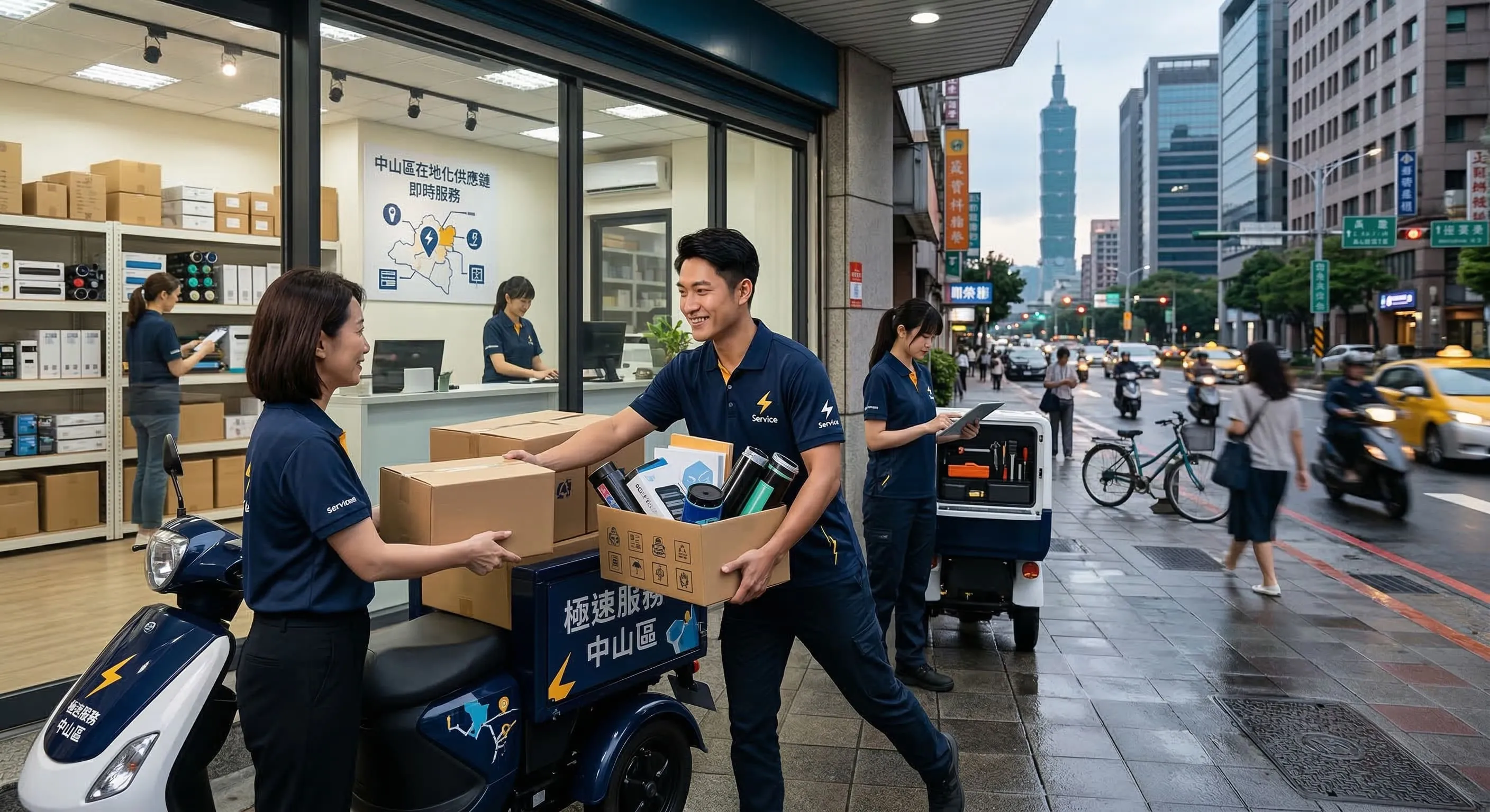 6-3在地化供應鏈的極速後援：深耕辦公耗材中山區的即時服務