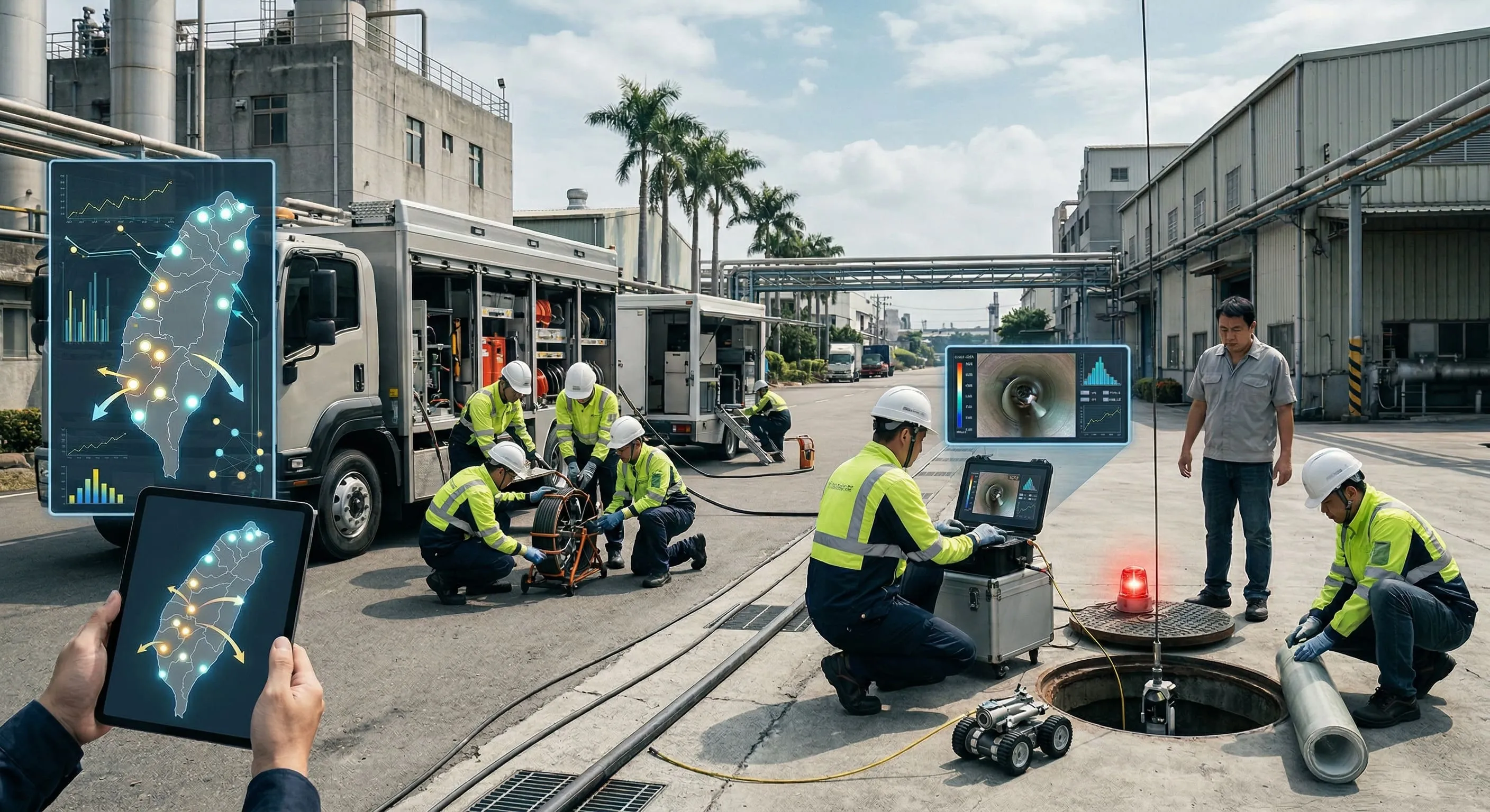 2-3工廠管道檢測林內