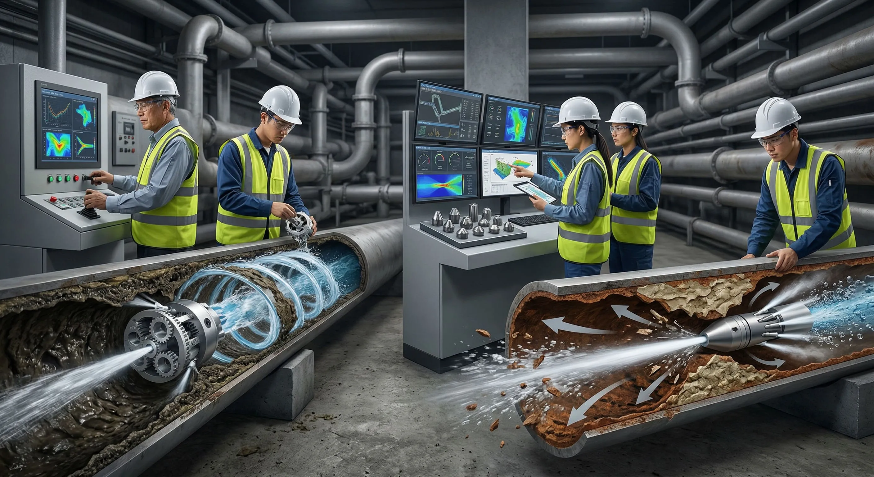 4-2工業管線水刀清洗