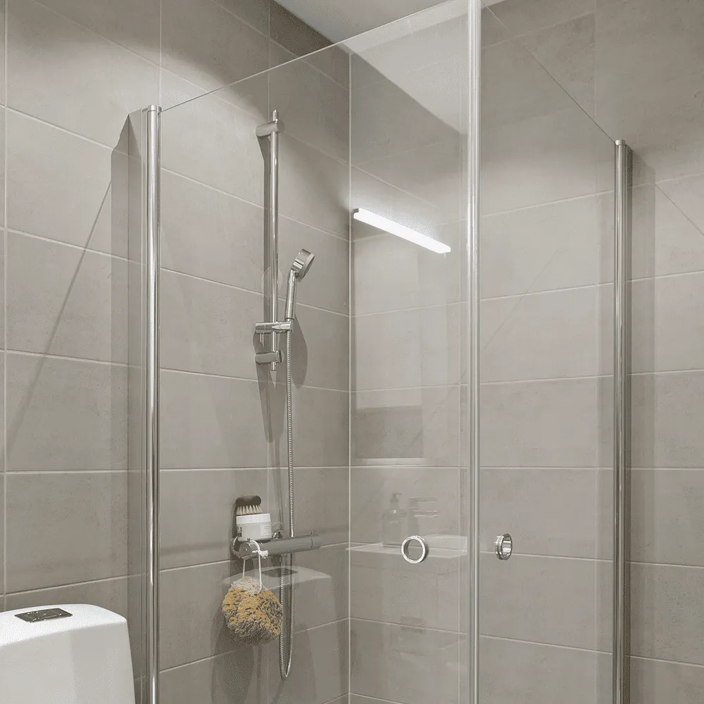 採用高品質不鏽鋼衛浴五金，能確保表面長時間維持金屬光澤