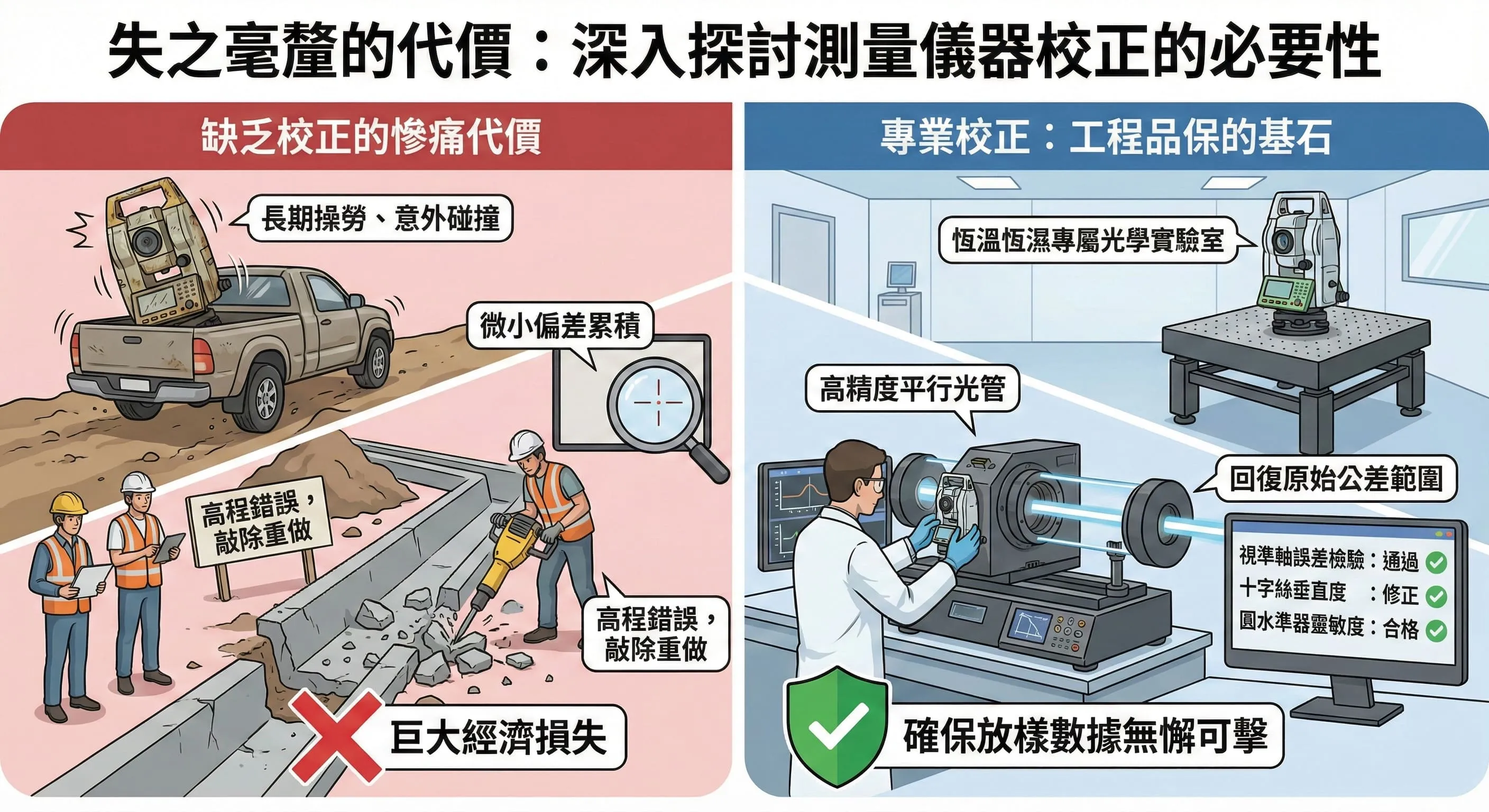 失之毫釐的代價：深入探討測量儀器校正的必要性