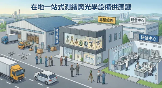 驅動中部營造與製造的精準引擎：在地一站式測繪與光學設備供應鏈
