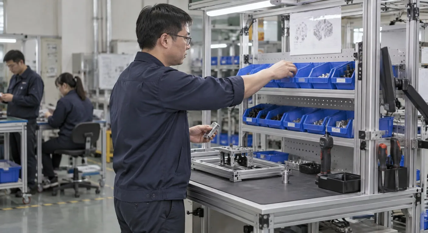 鋁擠型工作桌