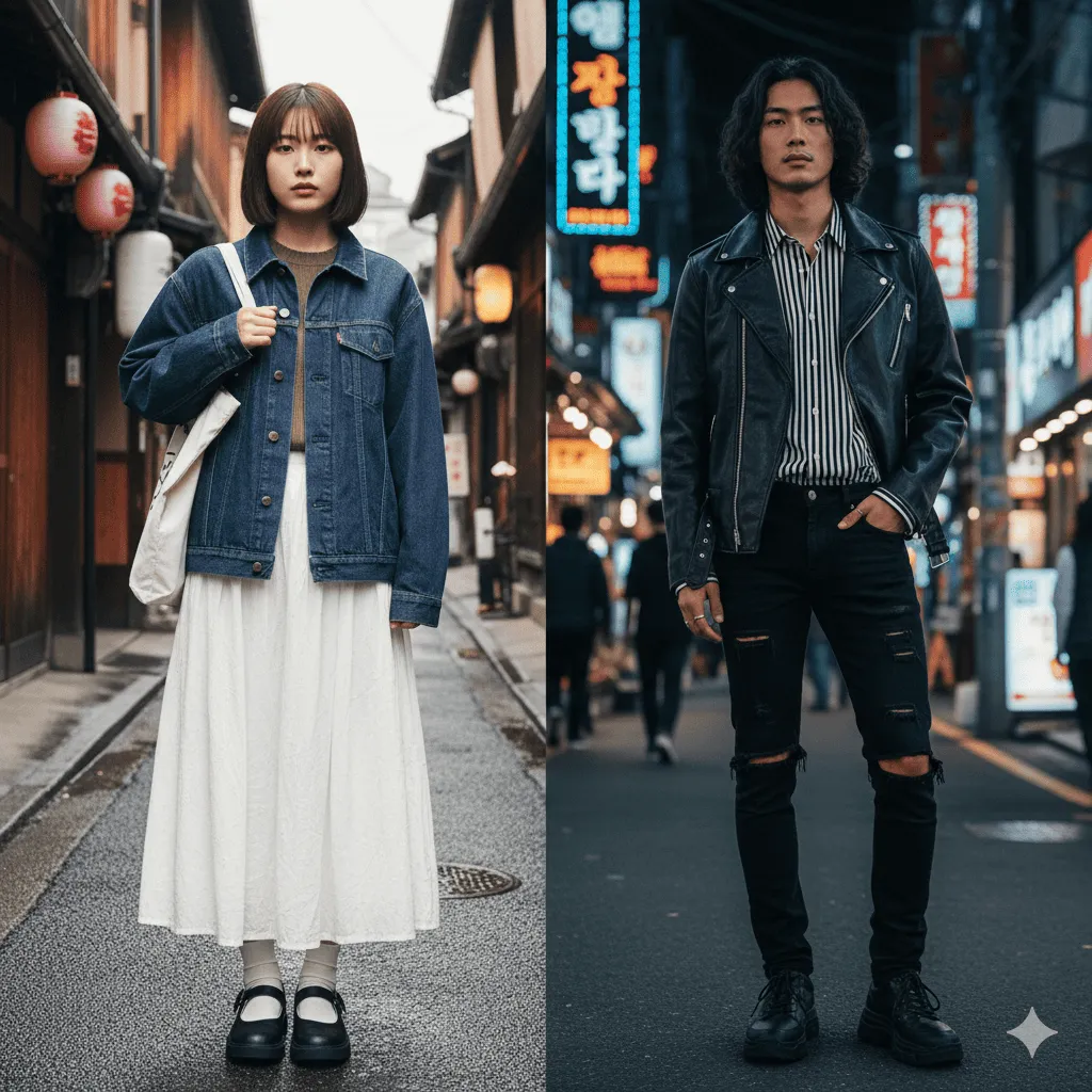 日系衣服 vs 韓系衣服差在哪？