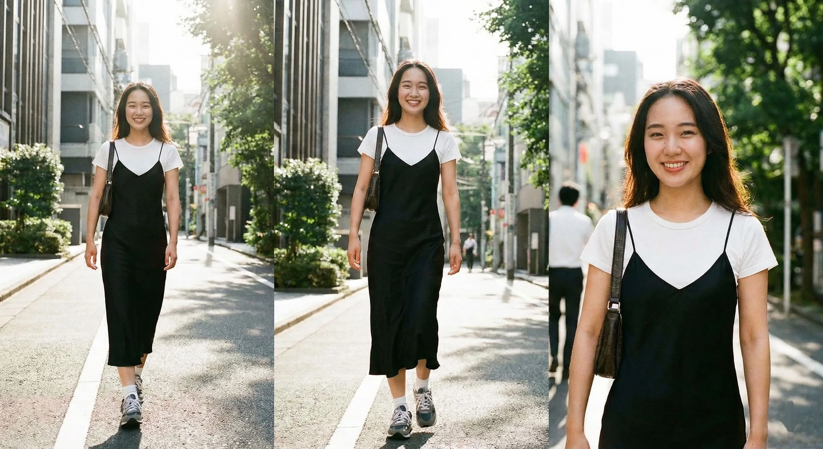 細肩帶洋裝穿搭
