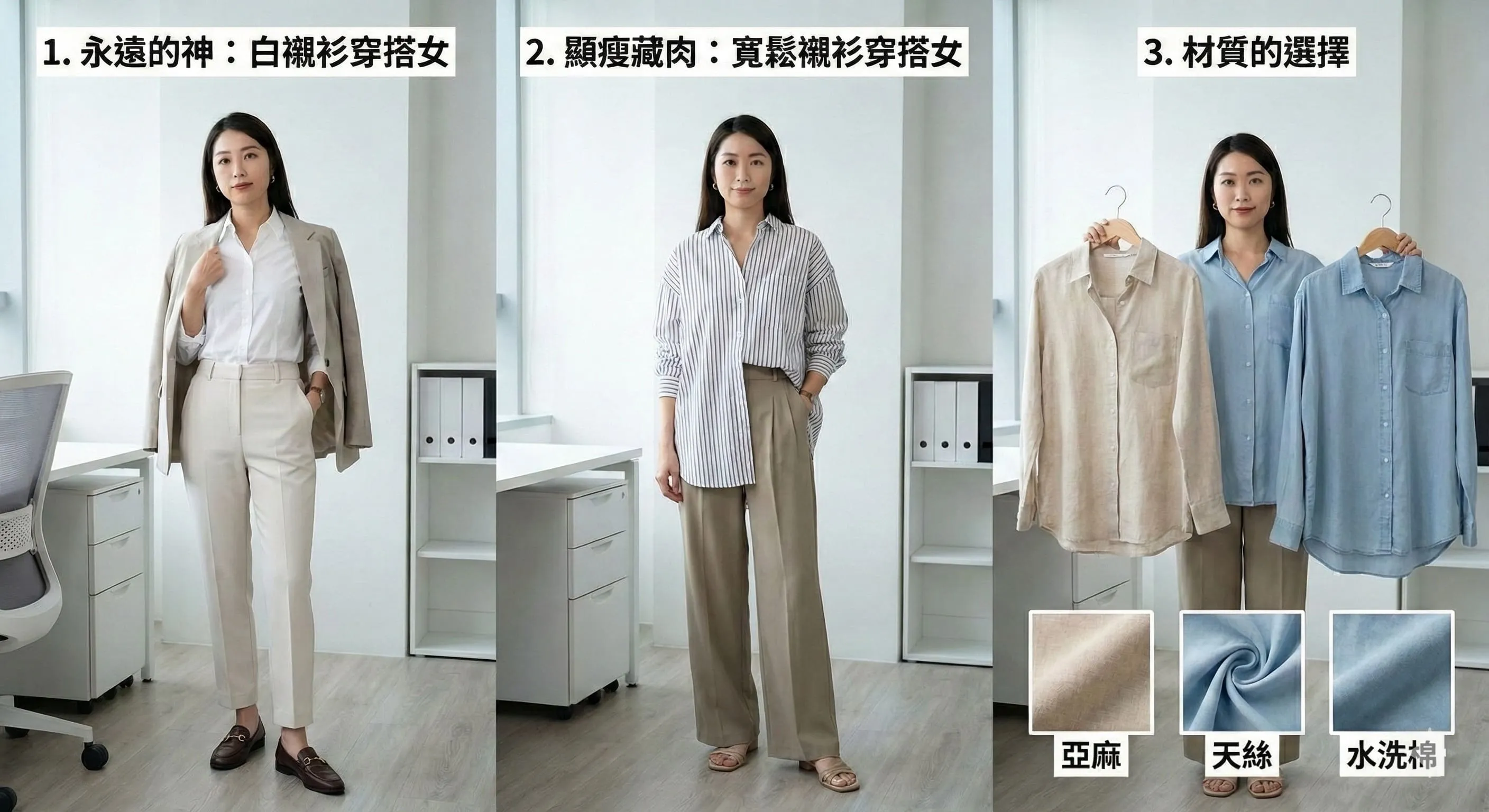 襯衫穿搭女夏天