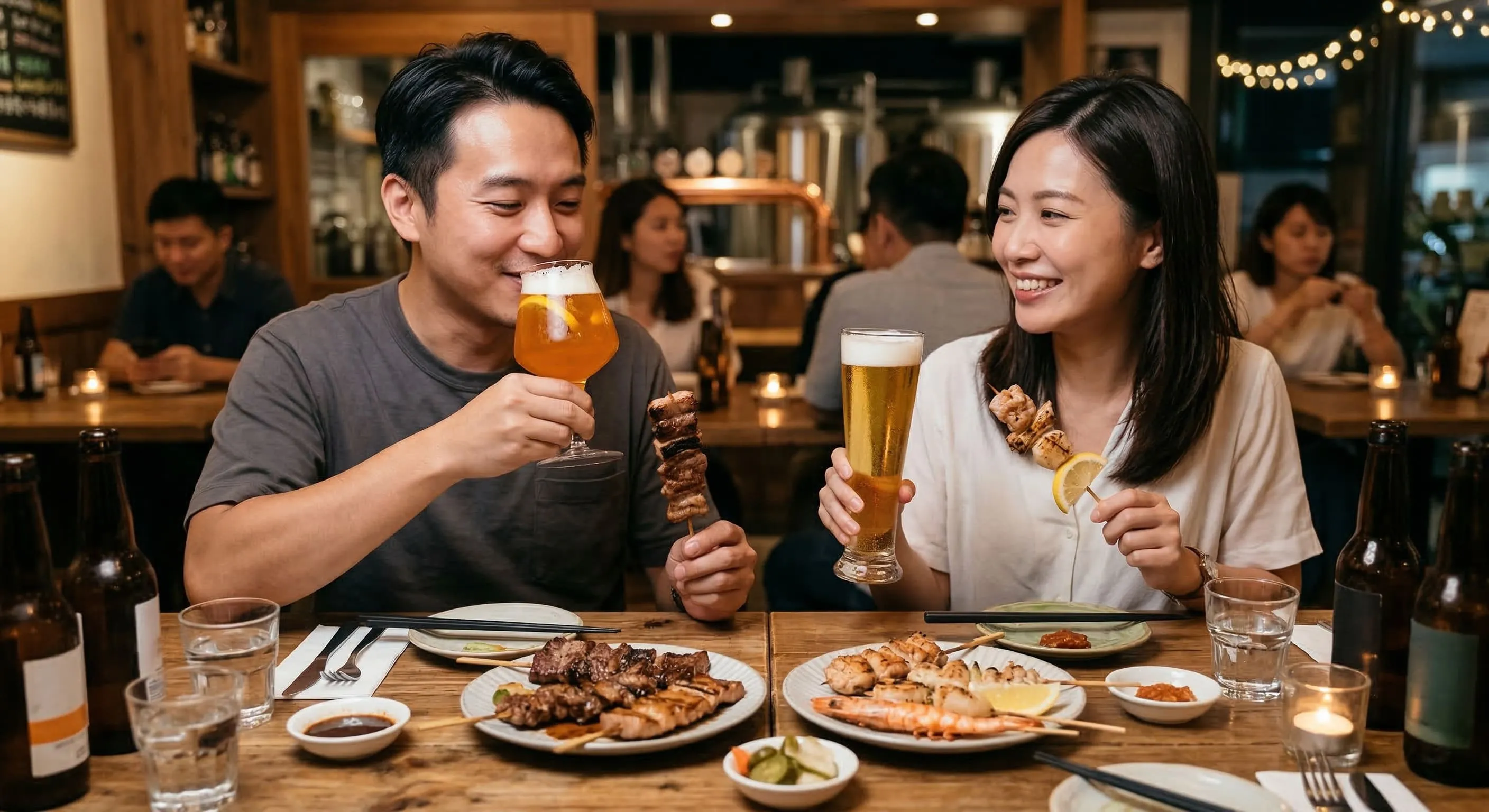 4-2完美微醺方程式：「精選啤酒」與原肉生烤的 Pairin