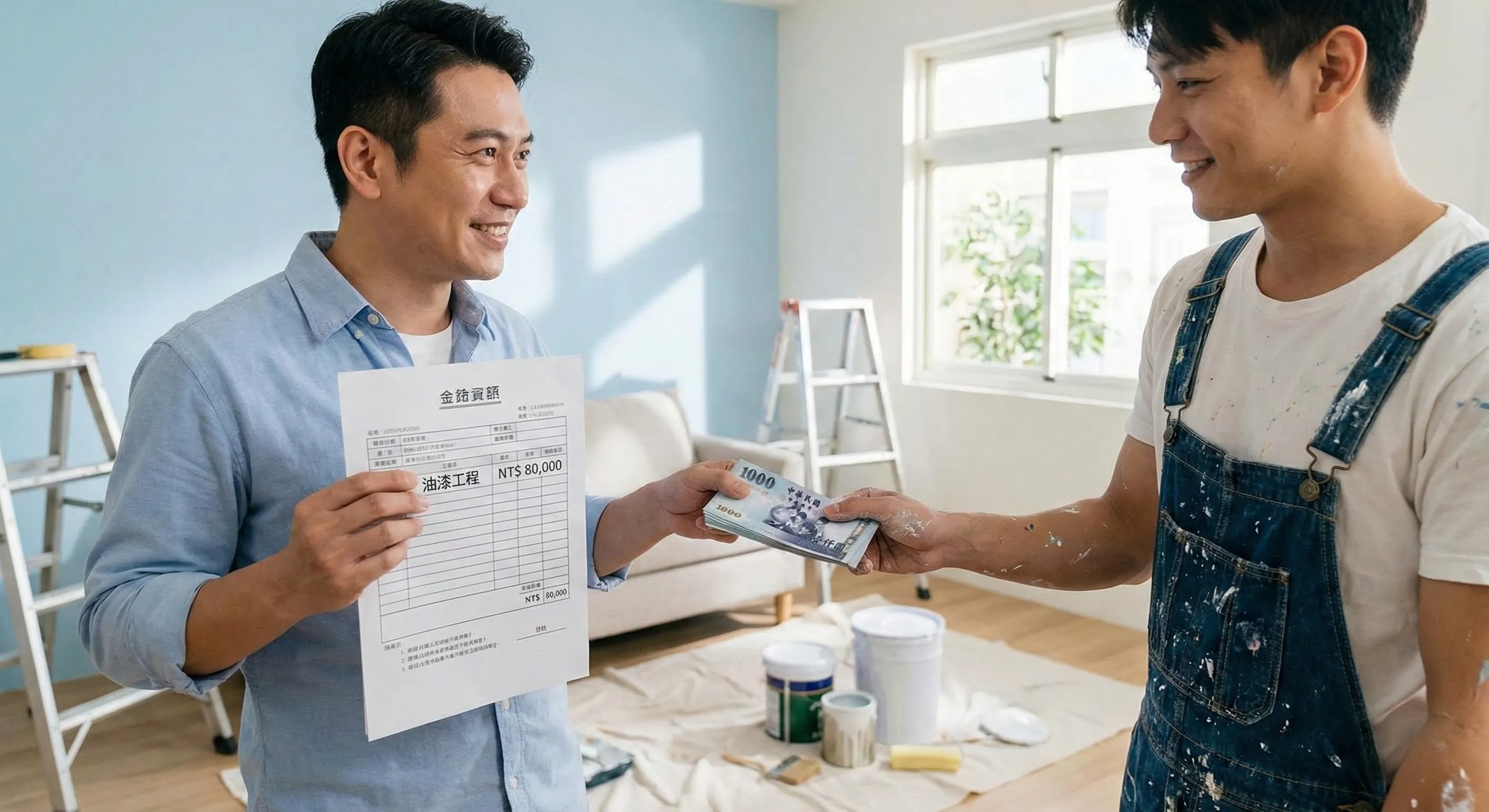 業主滿意交錢