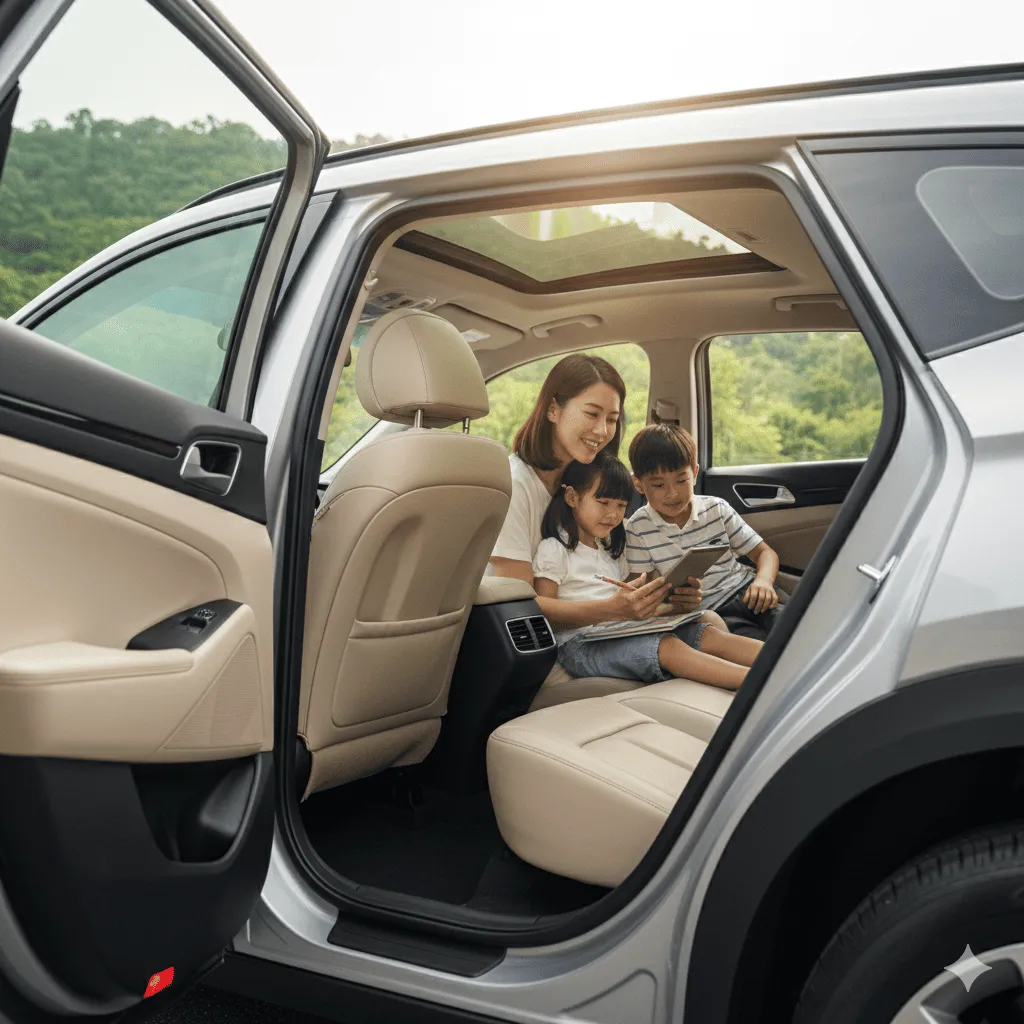寬敞舒適後座