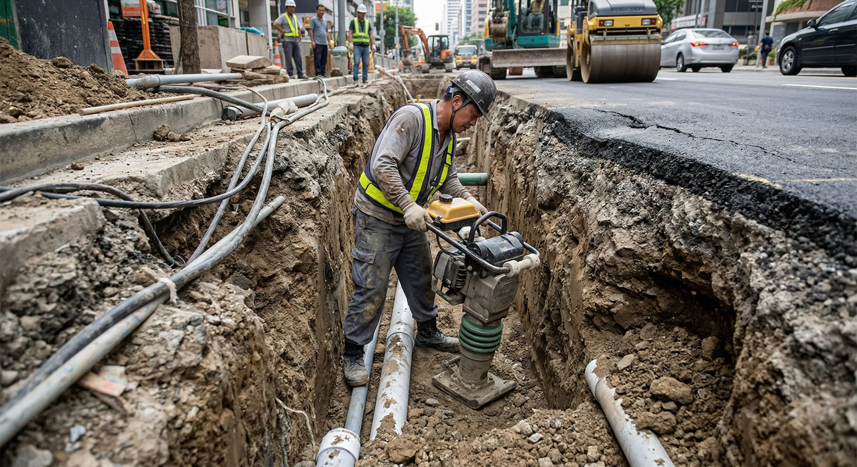 1-1管溝回填工程