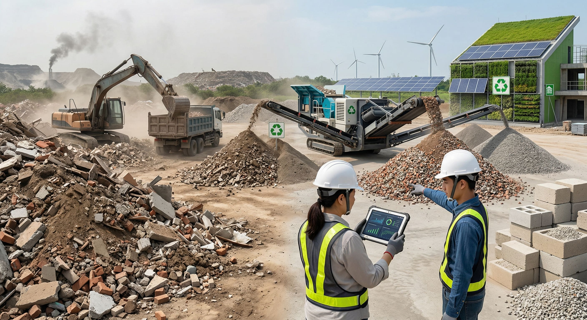 實踐ESG綠色建材：營建廢棄物資源化如何推動公共工程循環經濟？