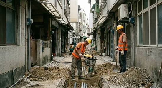 大台南管路工程首選：中西區CLSM回填與控制性低強度混凝土實務應用