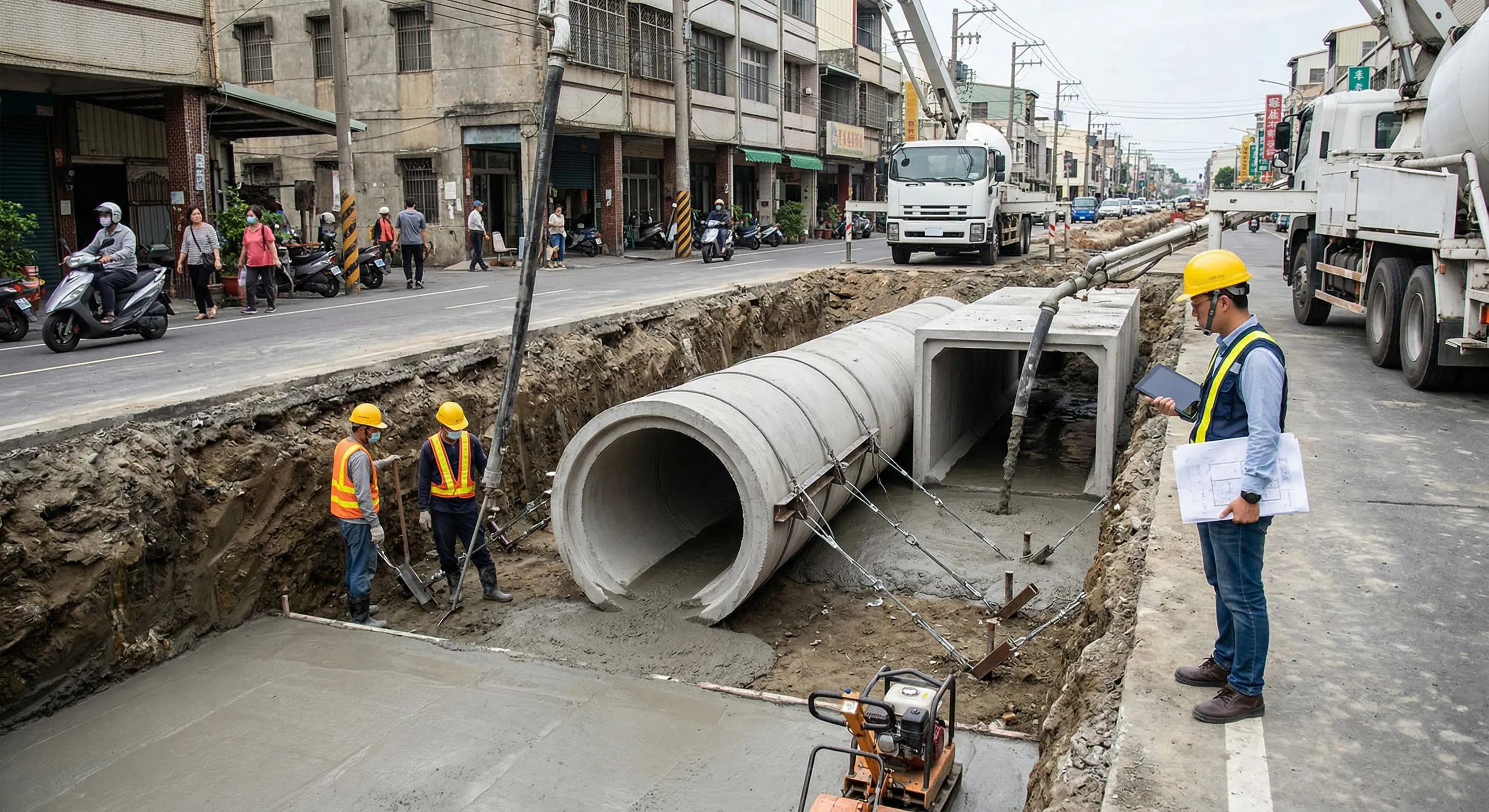 3-2CLSM管溝回填工程