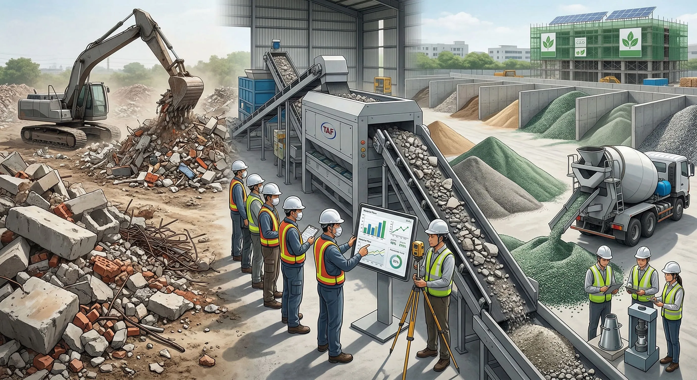 廢土石循環利用