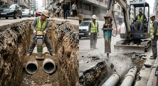 道路挖掘與箱涵管路修復關鍵：低強度管溝回填技術與CLSM工程實例