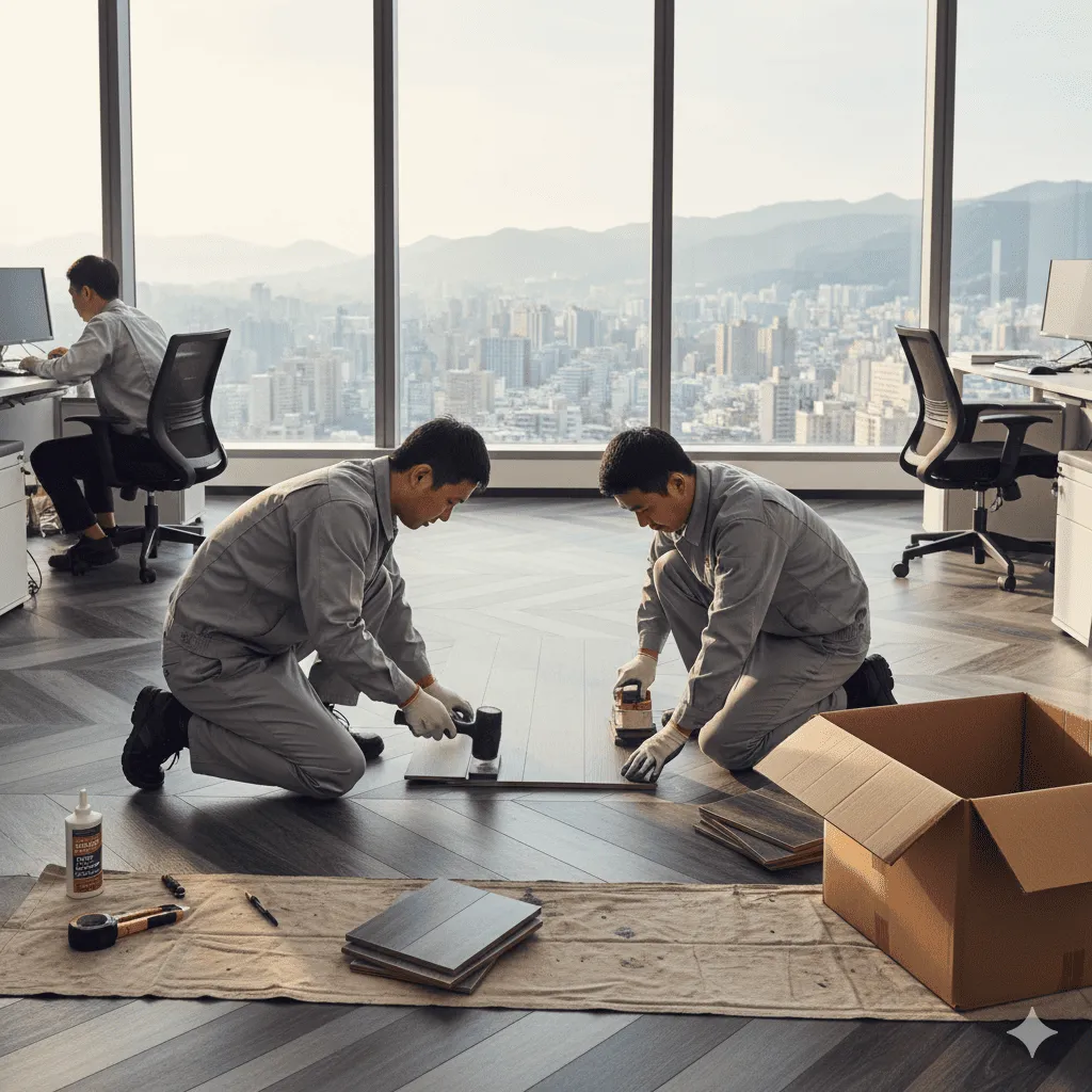 辦公室地材施工