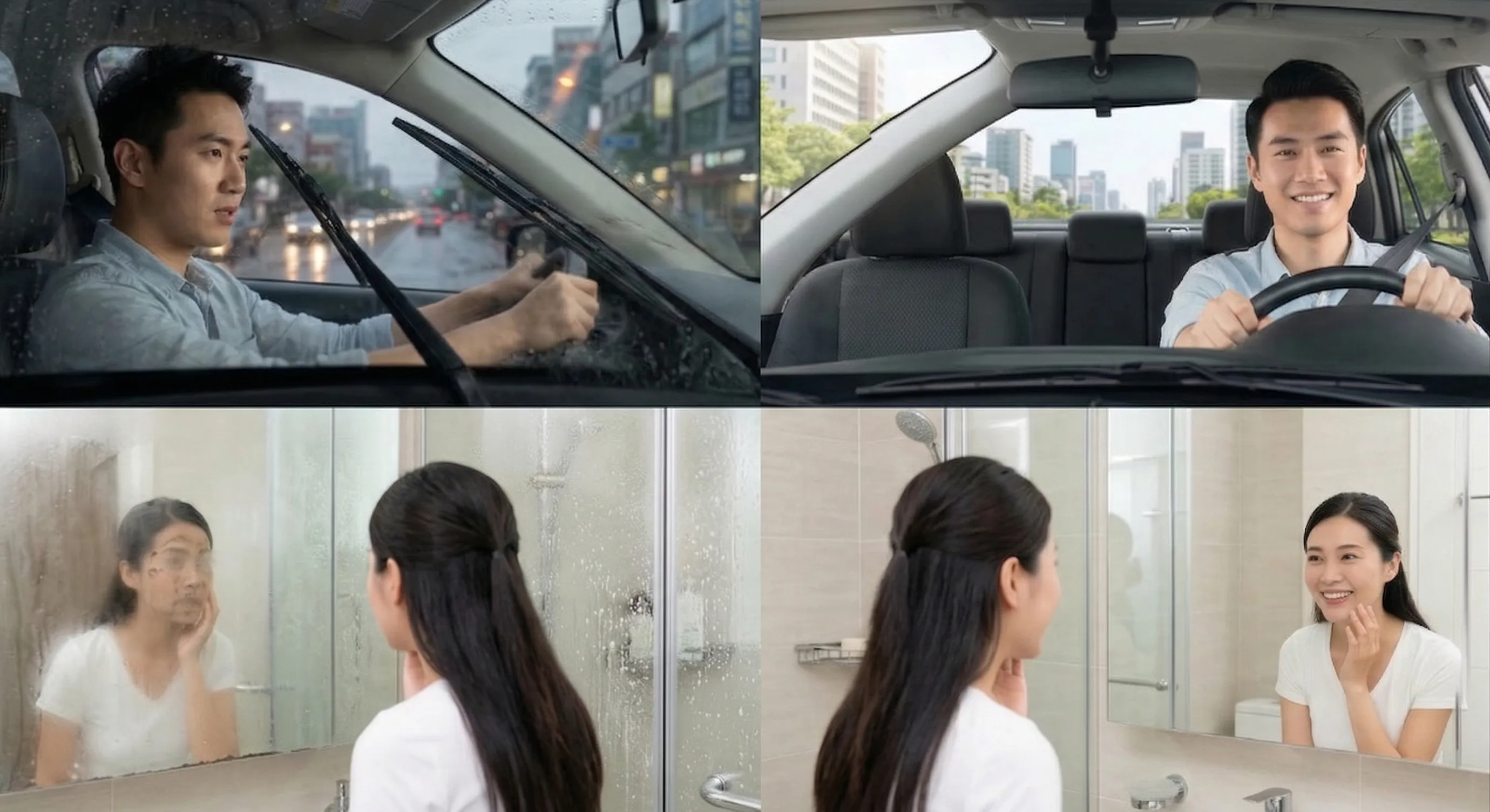 視線不再模糊！汽車玻璃與居家衛浴的去油膜與除垢神器