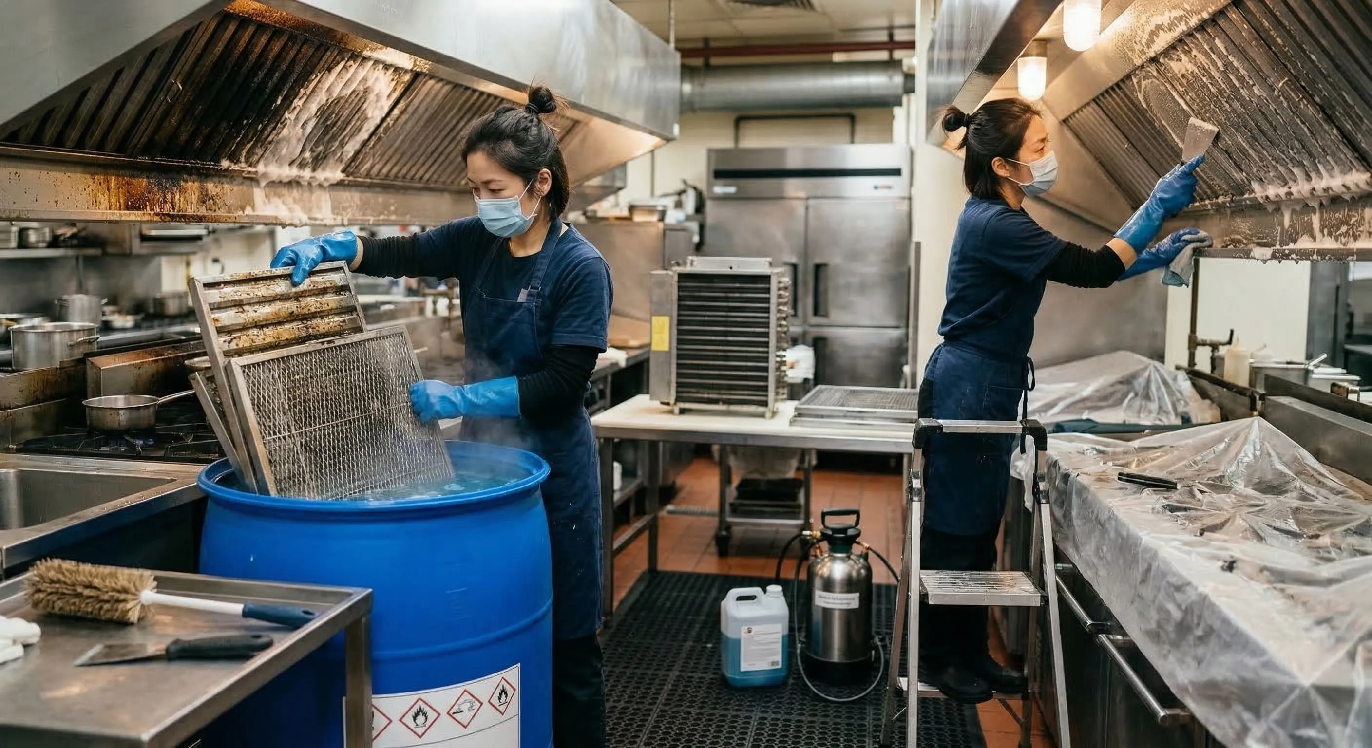 4-2終結排油煙機清洗難題：從靜電集塵到風管的標準作業流程