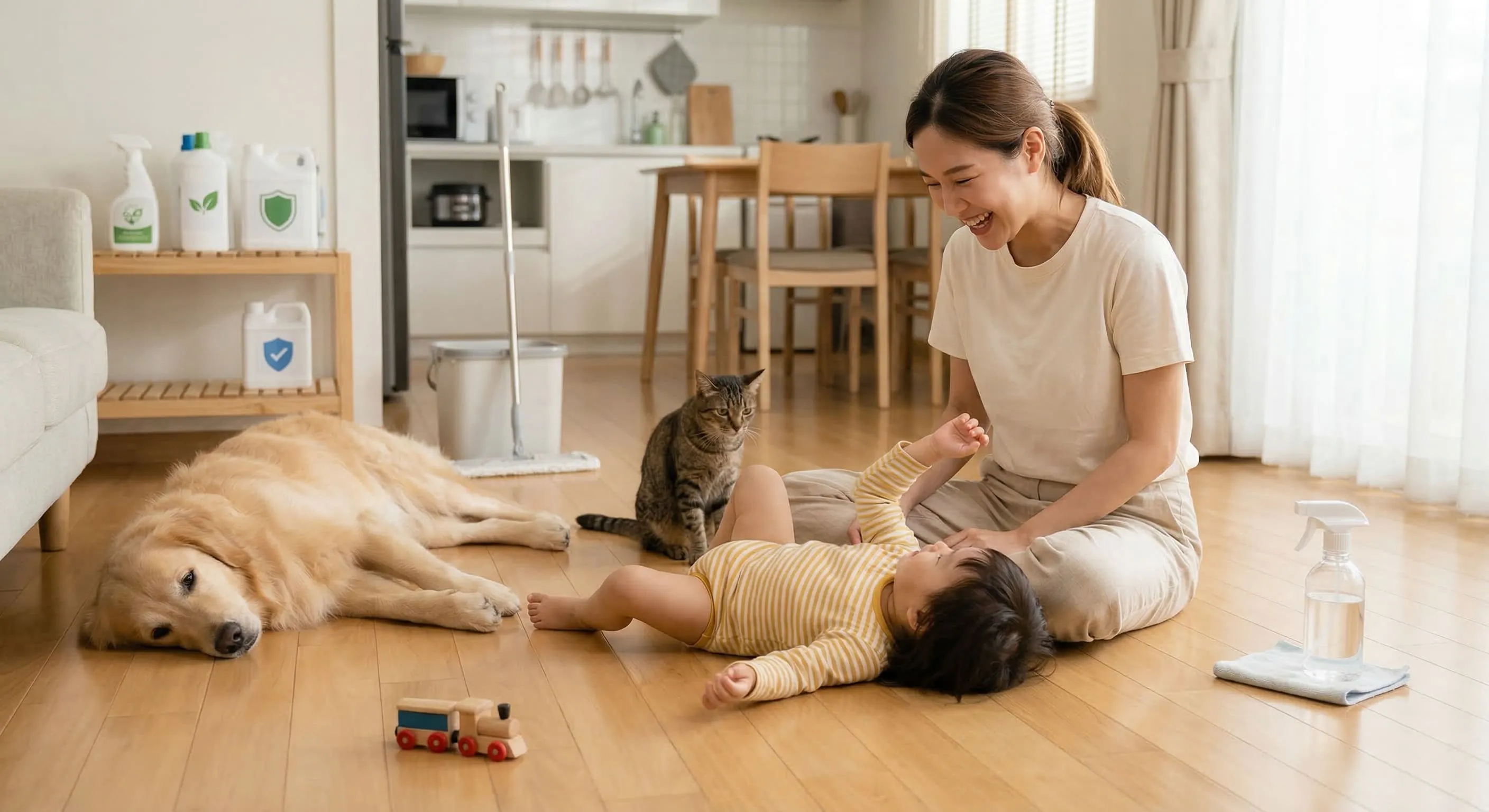 8-2告別黏膩腳印：挑選安全高效的地板去污劑