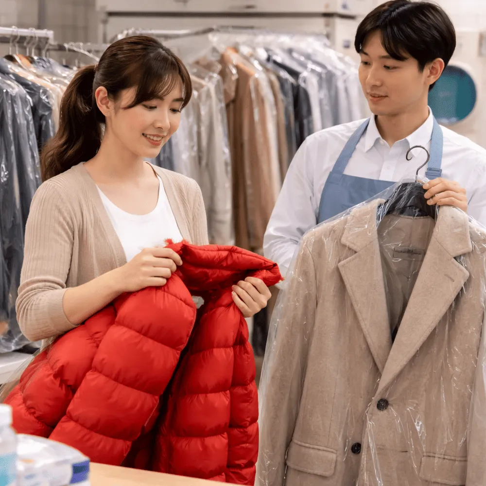 羽絨外套與大衣的清潔差異