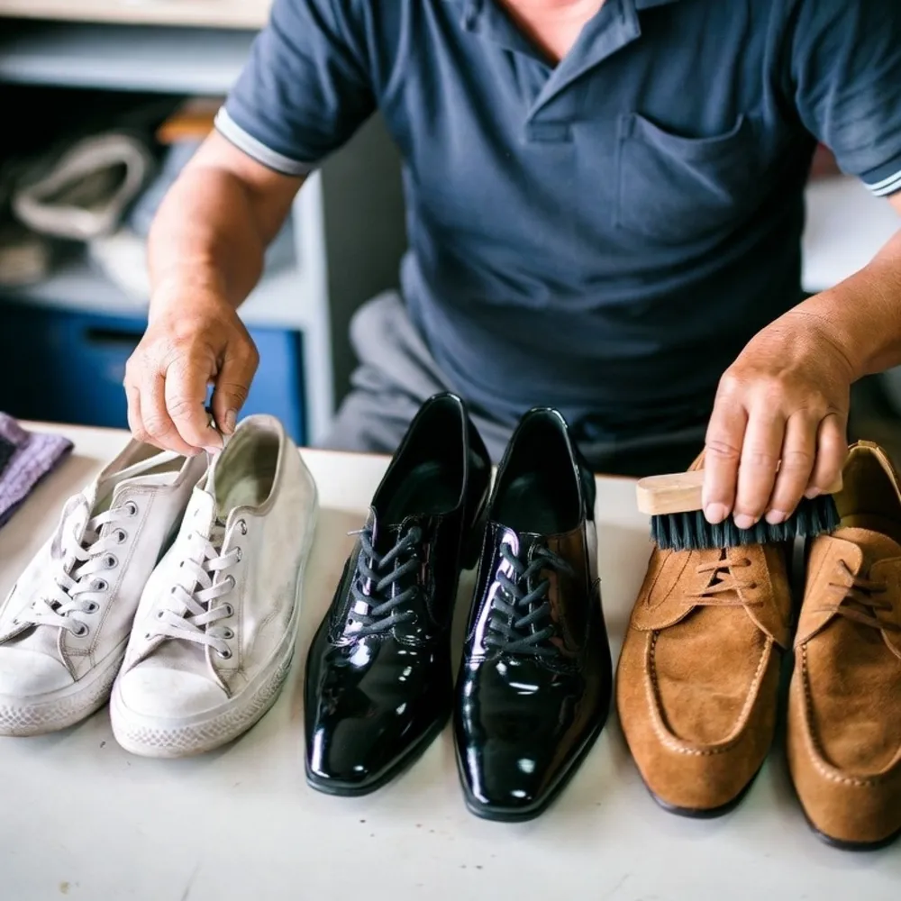 不同鞋款的清潔難度