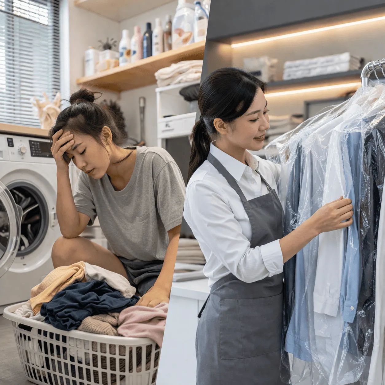 送洗衣服的真正價值