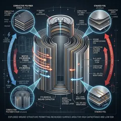 捲繞結構透視圖