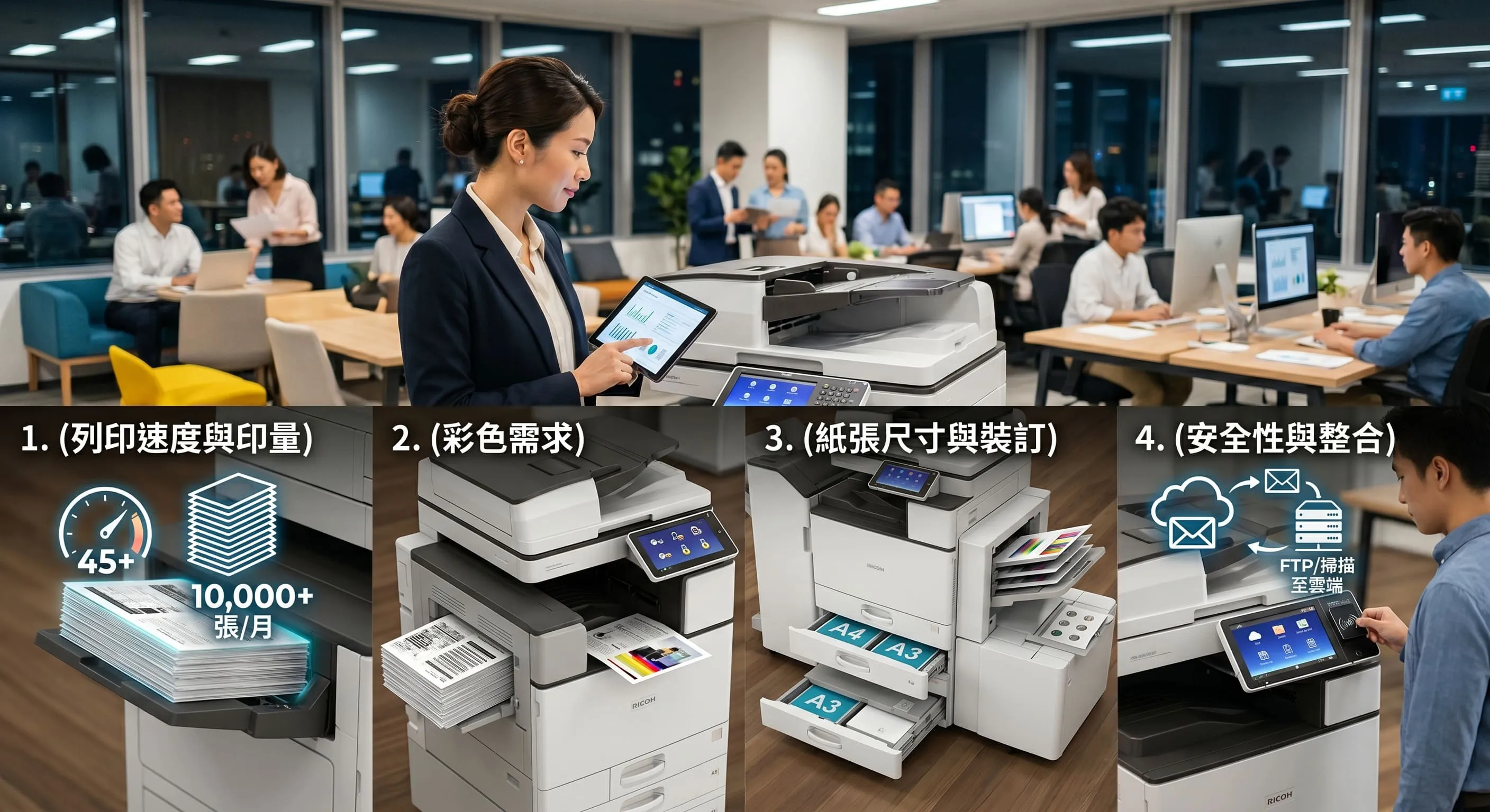 1-3企業事務機租賃