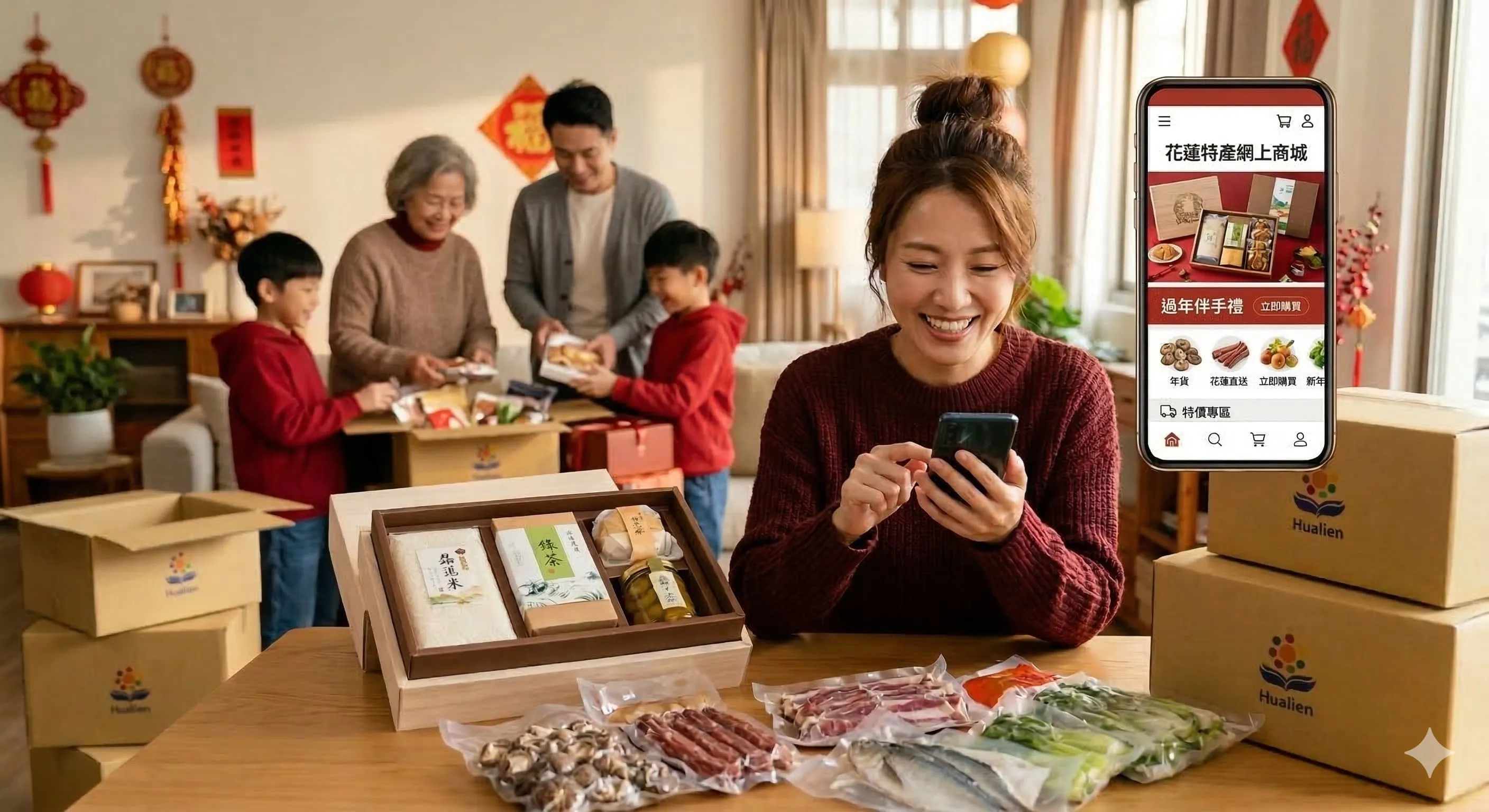 6-3產地直送的便利：一鍵搞定年節採購與花蓮名產網購
