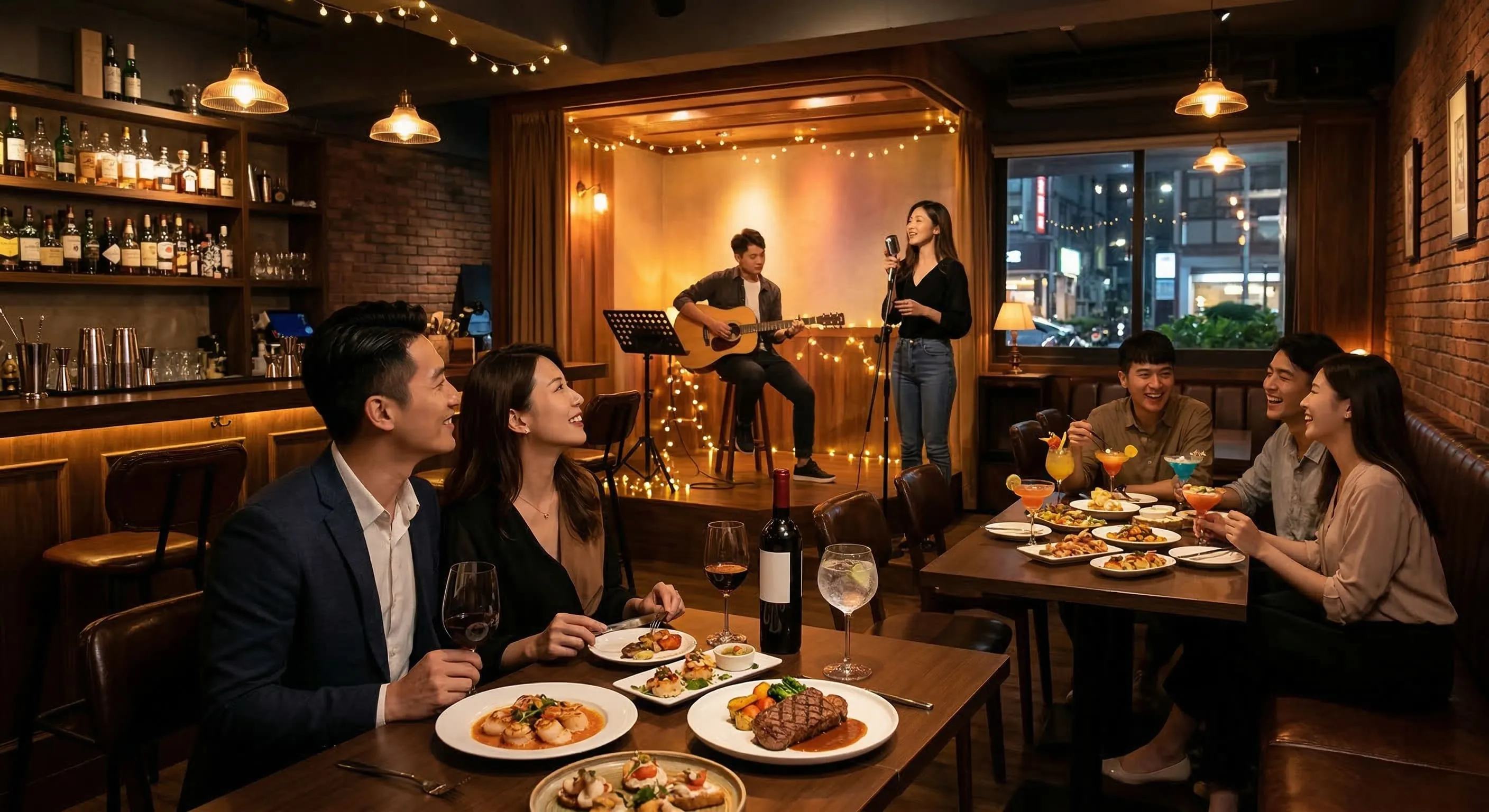 台北現場演唱餐廳推薦