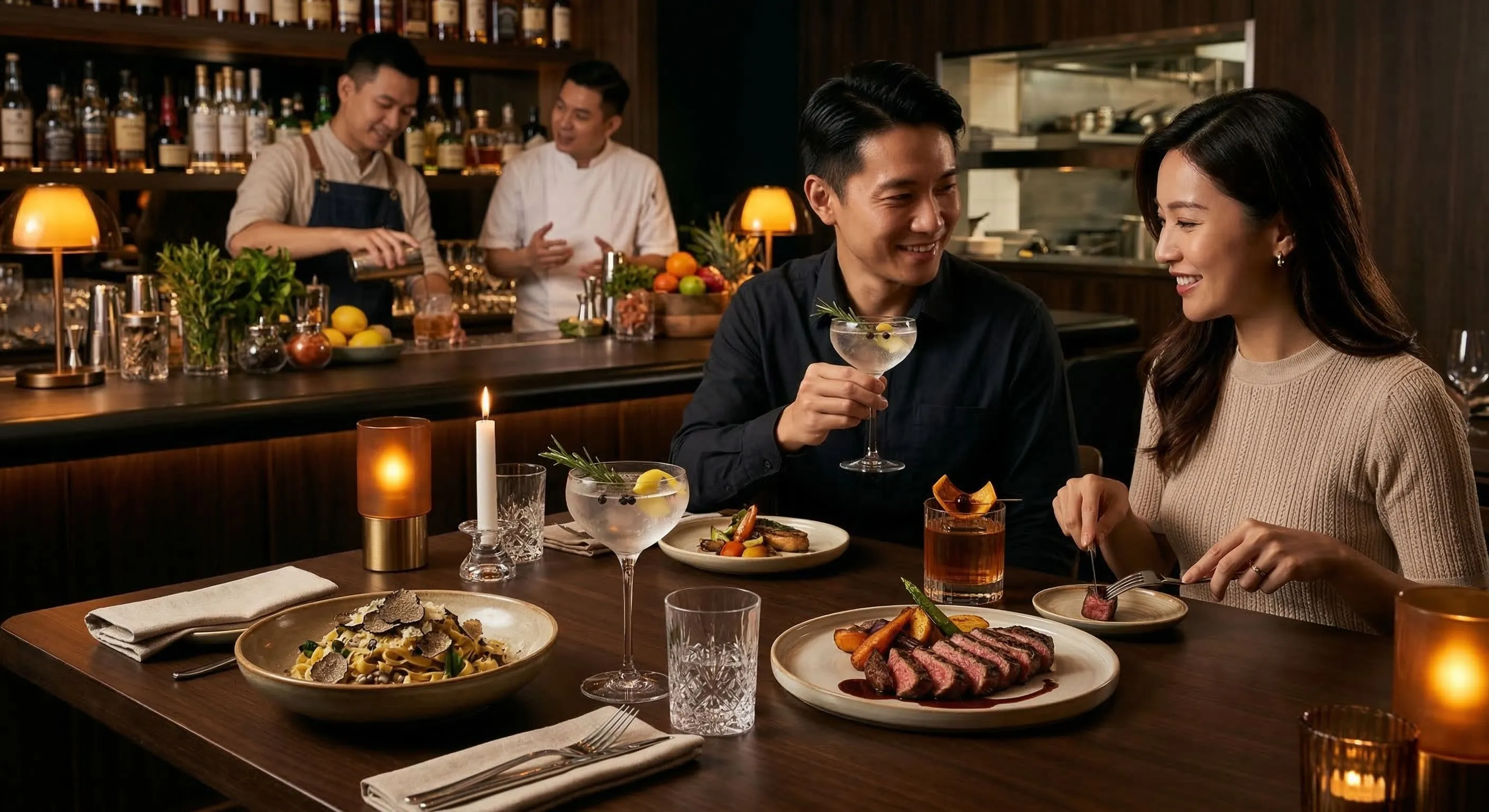 餐點與調酒的黃金交響曲