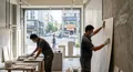 新竹店面快速改裝術：用仿石材貼皮打造質感牆面，商業空間無痛升級