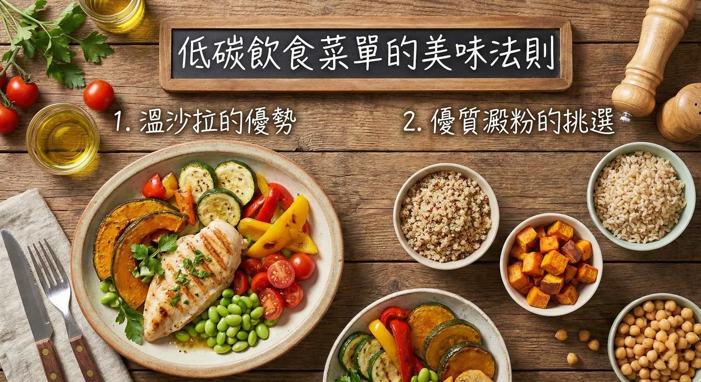 低碳飲食菜單的美味法則