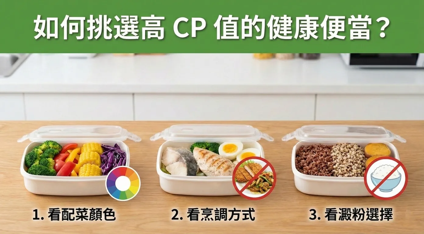如何挑選高 CP 值的健康便當？